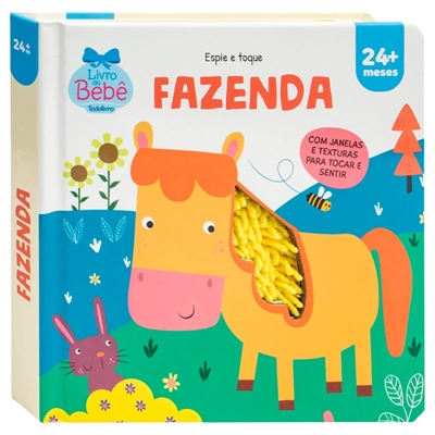 Livro Infantil Todolivro Espie e Toque Fazenda (MP)