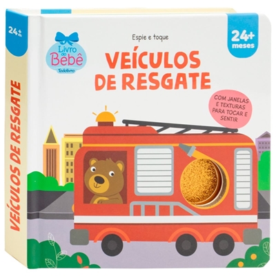 Livro Infantil Todolivro Espie e Toque Veículos De Resgate (MP)