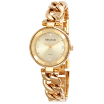 Relógio Seculus Feminino Dourado 77100Lpsvds1