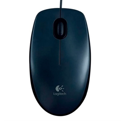 Mouse Logitech Óptico USB M90 Preto (MP)