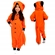 Macacão Zonacriativa Kigurumi Spring Raposa 6 Anos Laranja (MP)