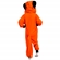 Macacão Zonacriativa Kigurumi Spring Raposa 8 Anos Laranja (MP)