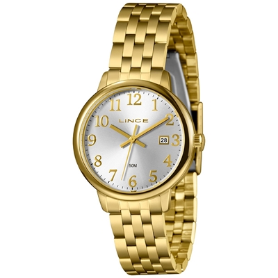 Relógio Feminino Lince Dourado LRGH194L36 S2KX