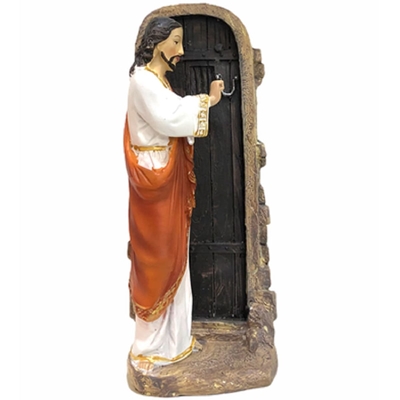 Imagem Jesus Bate na Porta Comercial Carvalho 20cm (MP)