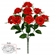 Rosa Artificial Florarte 28cm Triangular Aveludada Vermelho (MP)