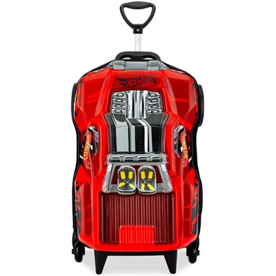 Mochila De Rodinha Maxtoy Hot Wheels Dawgzilla Vermelho (MP)