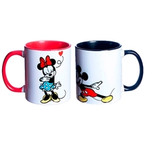 Kit Zonacriativa 2 Caneca Pop Mickey Friends 350ml (MP)