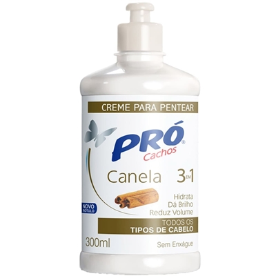 Creme De Pentear Pró Cachos Canela 3 Em 1 300ml (MP)