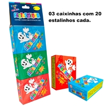 Estalinhos Fantasminha 3 Cartelas Com 20 Unidades (MP)