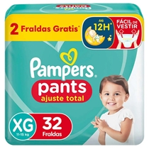 Fralda Pampers Pants Ajuste Total XG 32 Unidades