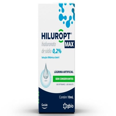 Hiluropt Max 2mg/mL Solução Oftálmica 10ml Geolab