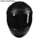 Capacete ASX Draken Solid Fosco Preto 60 (MP)