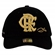 Boné Flamengo Supercap Zico Bordado 3D Preto e Dourado (MP)