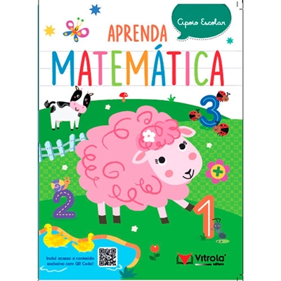 Livro Apoio Escolar Aprenda Matemática - Vitrola (MP)