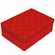 Caixa Retangular Com Tampa Cromus Luxuria Vermelho 35x25cm (MP)