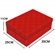 Caixa Retangular Com Tampa Cromus Luxuria Vermelho 35x25cm (MP)