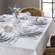 Toalha De Mesa Branyl Jacquard Mila 160x220cm Branco (MP)