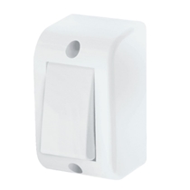 Interruptor De Sobrepor Fame Retangular 16A/250V 2541 Branco (Mp)