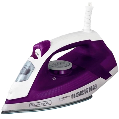 Ferro De Passar A Vapor E A Seco Black+Decker Ceramic Gliss 127V 1200W FX2500 Branco (MP)