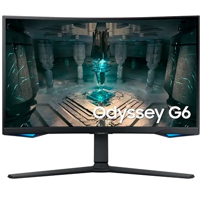 Monitor Gamer Samsung Led 27 Curvo Widescreen G6 90 Graus QHD 240Hz Odyssey Preto (MP)