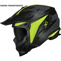 Capacete Norisk Darth II X1 Amarelo Fosco XL 62 (MP)