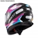 Capacete Texx Fechado Hawk Ride Azul Rosa 62 (MP)