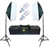 Kit Iluminação Ágata II 2 Softbox 50x70cm Com Grid 2 Tripés 2 Lâmpadas 150W 110V E Bolsa (MP)