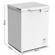 Freezer Horizontal Mystic 142L Branco (MP)