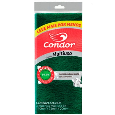 Esponja Multiuso Condor 3 unidades