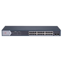 Switch Hikvision 24 Portas GE Poe 2 Sfp 370W Hpp DS-3E1526P-SI (MP)