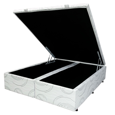 Base Cama Pelmex Americana Com Bau 158x198cm (MP)