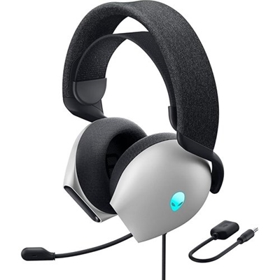 Headset gamer Dell Alienware com fio Cinza AW520H (BI)