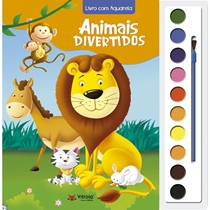 Livro Aquarela - Animais Divertidos (MP)