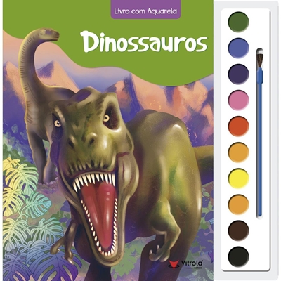 Livro Aquarela - Dinossauros (MP)