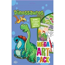 Livro Mega Art Pack - Dinossauros (MP)