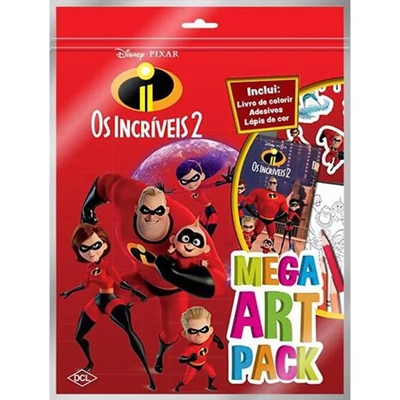 Livro Mega Art Pack - Os Incríveis 2 (MP)