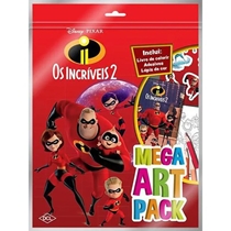 Livro Mega Art Pack - Os Incríveis 2 (MP)