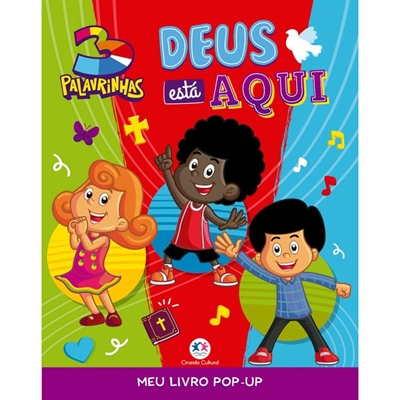 Livro 3 Palavrinhas - Deus Está Aqui (MP)