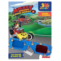 Livro 3D Magic - Mickey - Aventuras Sobre Rodas (MP)