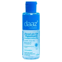 Álcool Em Gel Daaz Esfera Azul 60ml