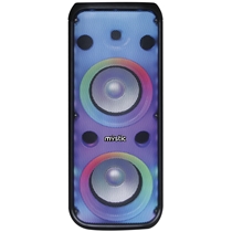 Caixa Amplificada Mystic 50W Bluetooth Usb Luz Led My-Ps815T (MP)