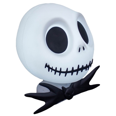 Luminária Jack Skellington 25cm 110/220v Branco (MP)