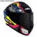 Capacete Asx Draken Preto Amarelo 60 (MP)