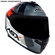 Capacete Asx Draken Preto Grafite Vermelho Fosco 62 (MP)