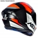 Capacete Asx Draken Preto Grafite Vermelho Fosco 62 (MP)