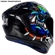 Capacete Asx Draken Preto Azul 62 (MP)