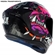 Capacete Asx Draken Preto Rosa 60 (MP)