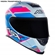 Capacete Asx Eagle Branco Rosa Azul 60 (MP)