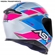 Capacete Asx Eagle Branco Rosa Azul 60 (MP)