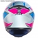 Capacete Asx Eagle Branco Rosa Azul 60 (MP)